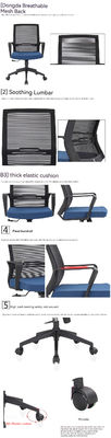 Chaise de bureau en maille ergonomique avec durabilité et porosité
