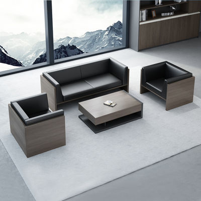 OEM 1 2 3 sièges canapé de design en bois sectionnel meuble de bureau moderne de luxe ensemble de canapé
