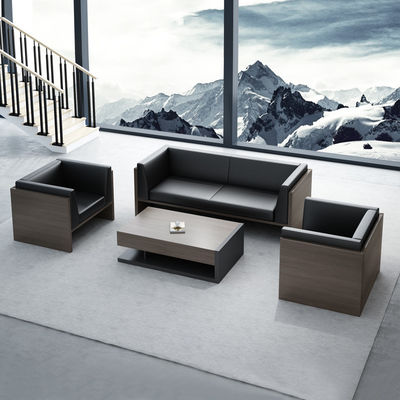 OEM 1 2 3 sièges canapé de design en bois sectionnel meuble de bureau moderne de luxe ensemble de canapé