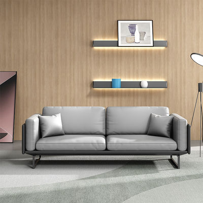 Couchette en cuir italien moderne de luxe léger