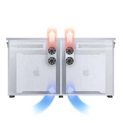 Meubles de bureau bureau blanc simple bureau d'ordinateur pour 6 personnes dans les locaux commerciaux