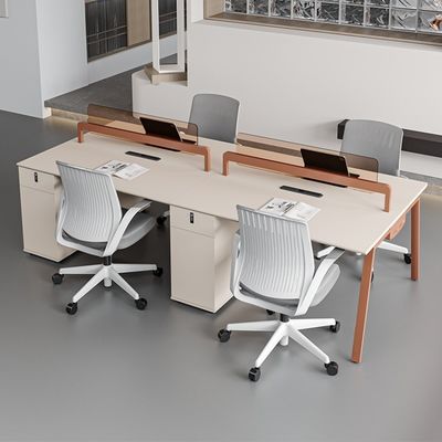 Tableau de bureau et de chaise pour le personnel Design moderne pour six personnes dans le commerce