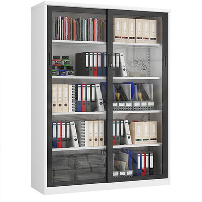 Meubles commerciaux Moderne Chef Cabinet Bureau Armoire à livres de combinaison de fichiers en bois