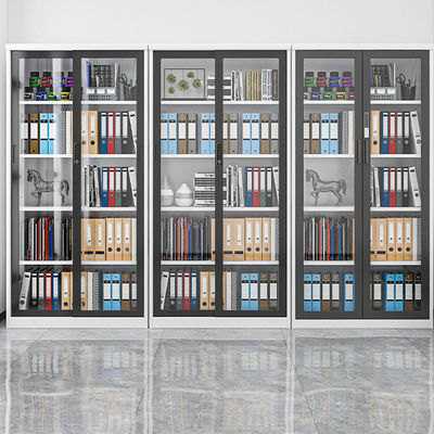 Meubles commerciaux Moderne Chef Cabinet Bureau Armoire à livres de combinaison de fichiers en bois