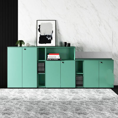 Armoire à fichiers verrouillée en bois pour les environnements de bureau modernes et fonctionnels