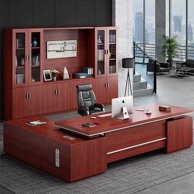 Combinaison de bureau et de chaise moderne pour le bureau du président