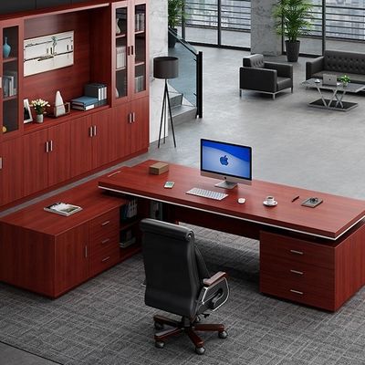 Combinaison de bureau et de chaise moderne pour le bureau du président
