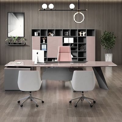 Améliorez votre espace de bureau bureau exécutif en forme de L