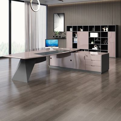 Améliorez votre espace de bureau bureau exécutif en forme de L