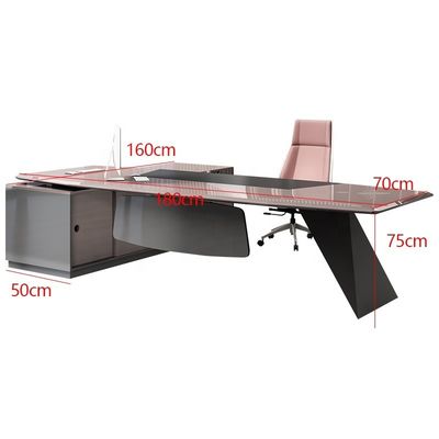 Améliorez votre espace de bureau bureau exécutif en forme de L