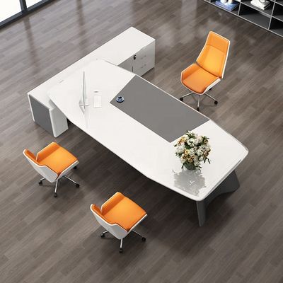 Centre commercial lumière luxe cuisson laque patron président table bureau meubles bureau bureau