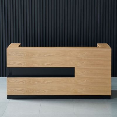 Table de réception en bois massif pour les magasins de vêtements d'hôtel et les entreprises