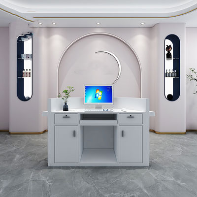Meterial E1 MDF/MFC Carton mélamine Bureau de caisse pour les salons de beauté et les peintures de cuisson