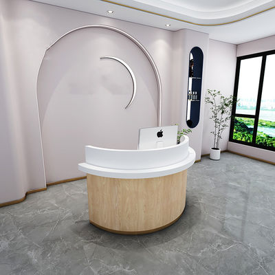 Meterial E1 MDF/MFC Carton mélamine Bureau de caisse pour les salons de beauté et les peintures de cuisson