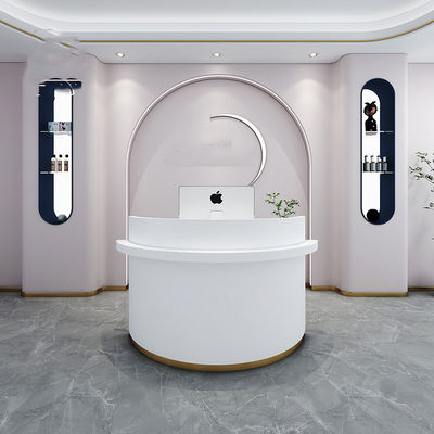 Meterial E1 MDF/MFC Carton mélamine Bureau de caisse pour les salons de beauté et les peintures de cuisson