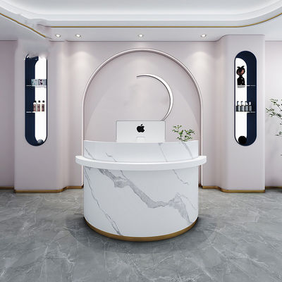 Meterial E1 MDF/MFC Carton mélamine Bureau de caisse pour les salons de beauté et les peintures de cuisson