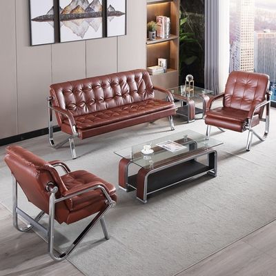 Canapé de bureau et table basse contemporains pour les environnements professionnels