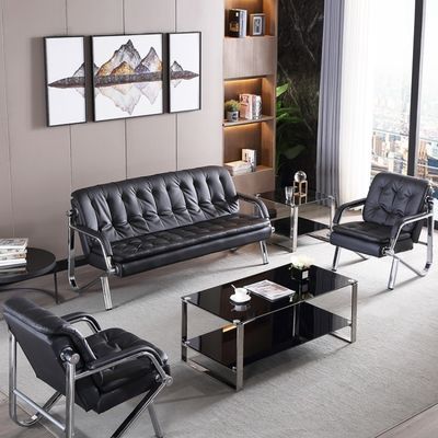 Canapé de bureau et table basse contemporains pour les environnements professionnels