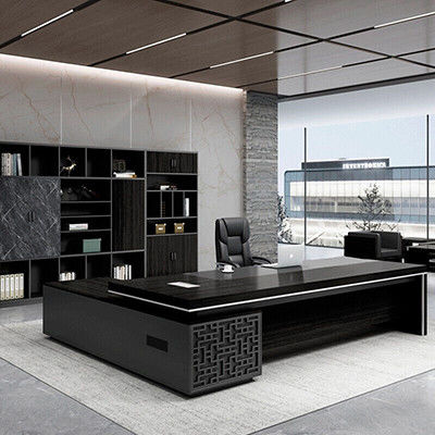 Chef de bureau stylé Manager Bureau bureau et combinaison de chaise pour les meubles commerciaux