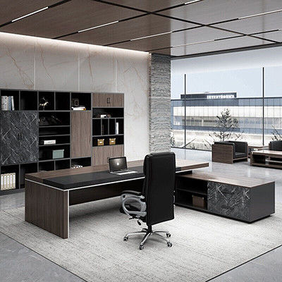 Chef de bureau stylé Manager Bureau bureau et combinaison de chaise pour les meubles commerciaux