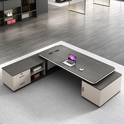 Ensemble de meubles de bureau modernes et simples Grand bureau et chaise pour la salle de gestion écologique