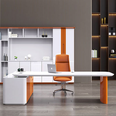 Bureau de bureau personnalisé en forme de L Meubles de bureau Bureau personnalisé