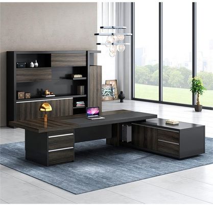 École MDF Luxe bureau de bureau exécutif ensemble pour les meubles commerciaux