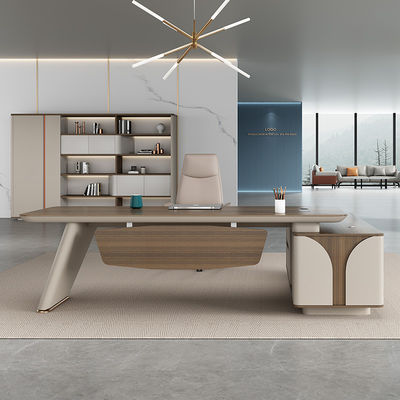Dernière conception moderne hauteur réglable bureau en forme de L pour les jeux et le travail de bureau