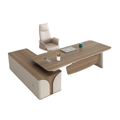 Dernière conception moderne hauteur réglable bureau en forme de L pour les jeux et le travail de bureau
