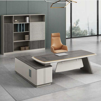 Dernière conception moderne hauteur réglable bureau en forme de L pour les jeux et le travail de bureau