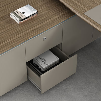 Meubles de bureaux commerciaux avec panneau de carton de particules de grade E1 et panneau de mélamine