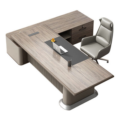Bureau d'ordinateur en forme de L, imperméable à l'eau