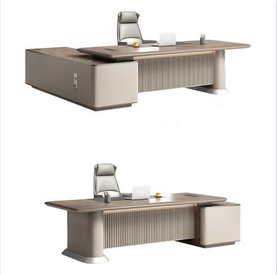 Bureau d'ordinateur en forme de L, imperméable à l'eau