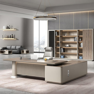Bureau d'ordinateur en forme de L, imperméable à l'eau