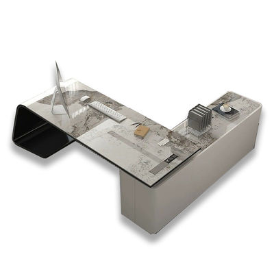 Conception de meubles de bureau pour la maison chef exécutif gris de luxe Escritorio De Oficina