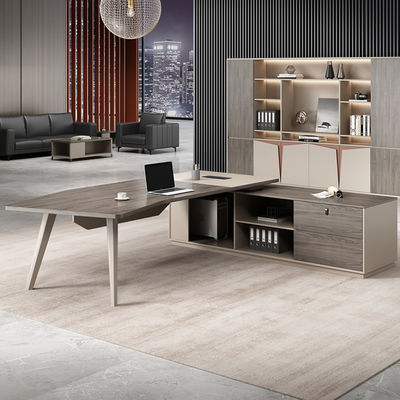 Bureau d'exécutif en bois massif Design moderne élégant pour un mobilier de bureau confortable