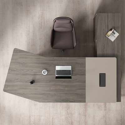 Bureau d'exécutif en bois massif Design moderne élégant pour un mobilier de bureau confortable