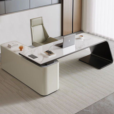 Meubles commerciaux Fin de chef moderne Table pour le directeur exécutif Bureau d'ordinateur de luxe