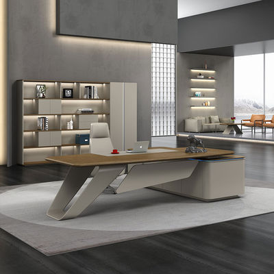 OEM ODM Grand bureau de gestion en bois pour les meubles de bureau modernes de luxe