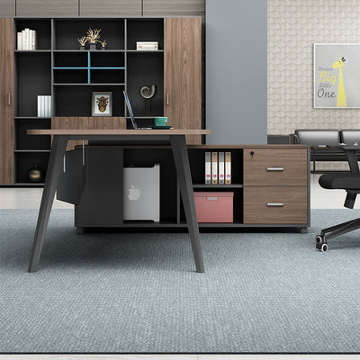 Tableau de bureau courbe en bois moderne