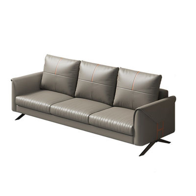 Sofa sectionnel à trois places de style chinois Table basse pour la réception des affaires