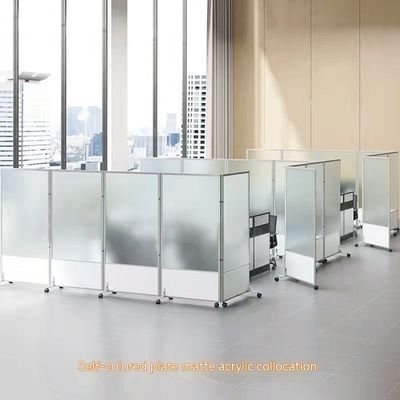 Meubles commerciaux Partie vitrée transparente bureau Écran mobile pliable