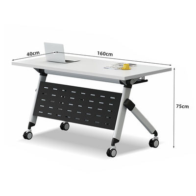 Meubles de bureau personnalisables pliables Table de conférence pour les espaces de travail dynamiques