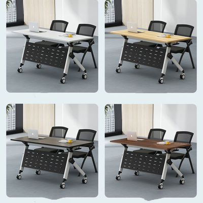Meubles de bureau personnalisables pliables Table de conférence pour les espaces de travail dynamiques