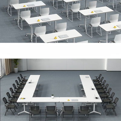 Meubles commerciaux table de conférence d'épissage extensible pour bureau mobile long
