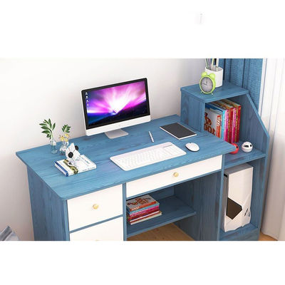 Bureau de bureau à domicile de conception contemporaine avec rangement multifonctionnel et support d'unité principale