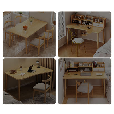 Meubles de bureau en bois simple ordinateur portable Tableau de bureau et chaise ensemble pour la salle d'étude des filles