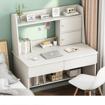 Étagère d'étude Combinaison Bureau de bureau à domicile avec table multifonctionnelle et design simple
