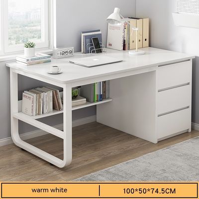 Bureau de bureau moderne simple avec tiroir couleurs personnalisées et matériau de surface Autres