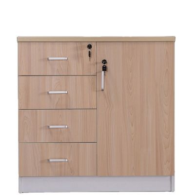 Emballage du courrier N Partition de bureau Armoire à fichiers en bois avec serrure et rangement au tiroir
